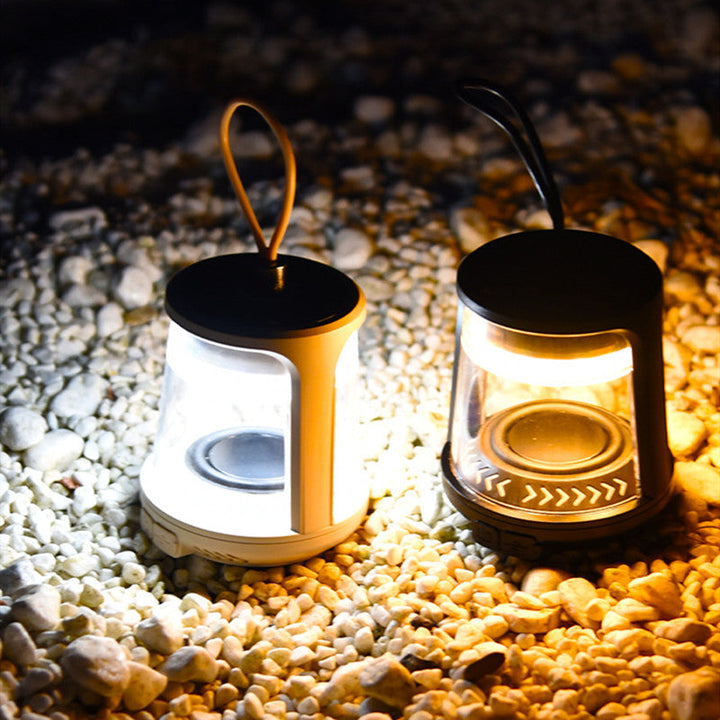 Illuminate Your Adventures with the Outdoor Camping Bluetooth USB Charging Lantern