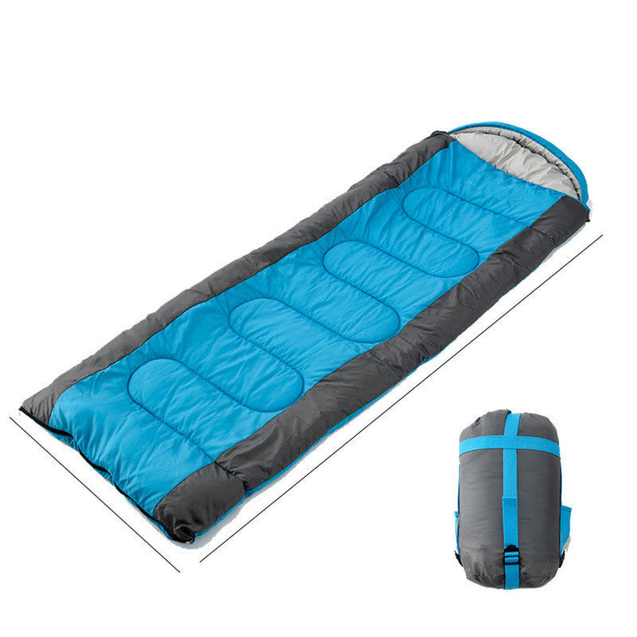 Discover the Comfort of the Outdoor Interlocking Hooded Camping Sleeping Bag