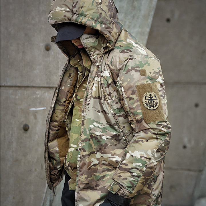 Stay Stylish and Warm with Our Waterproof Camouflage Jacket