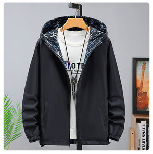 Embrace Style and Comfort with Our Men's Camouflage Printing Reversible Jacket