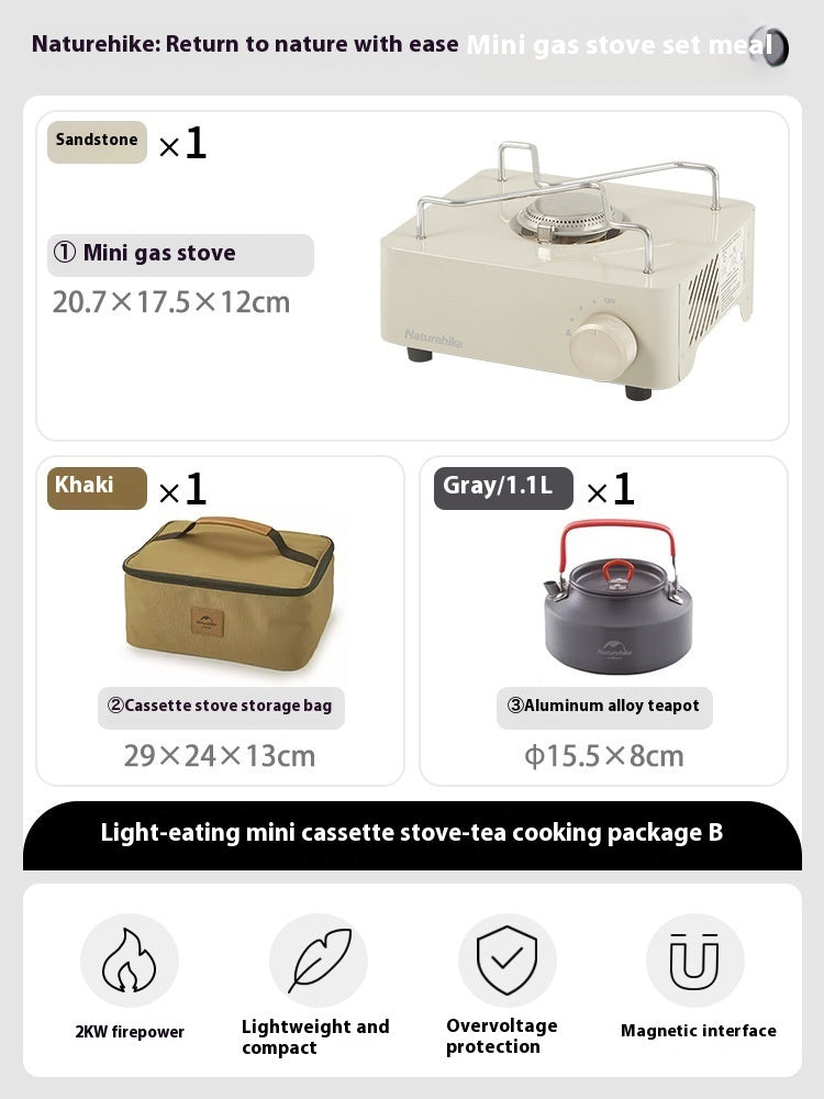 Outdoor Camping Mini Portable Gas Stove