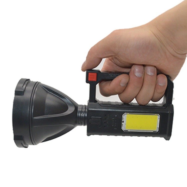Outdoor Camping Flashlight With Bracket COB Light