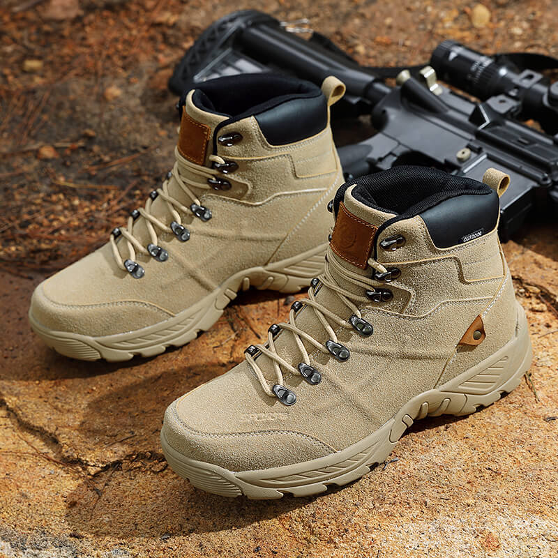 Men's Middle High Top Plus Size Hiking Boots