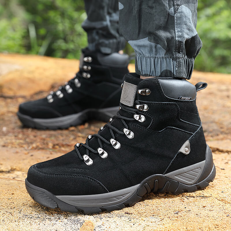 Men's Middle High Top Plus Size Hiking Boots