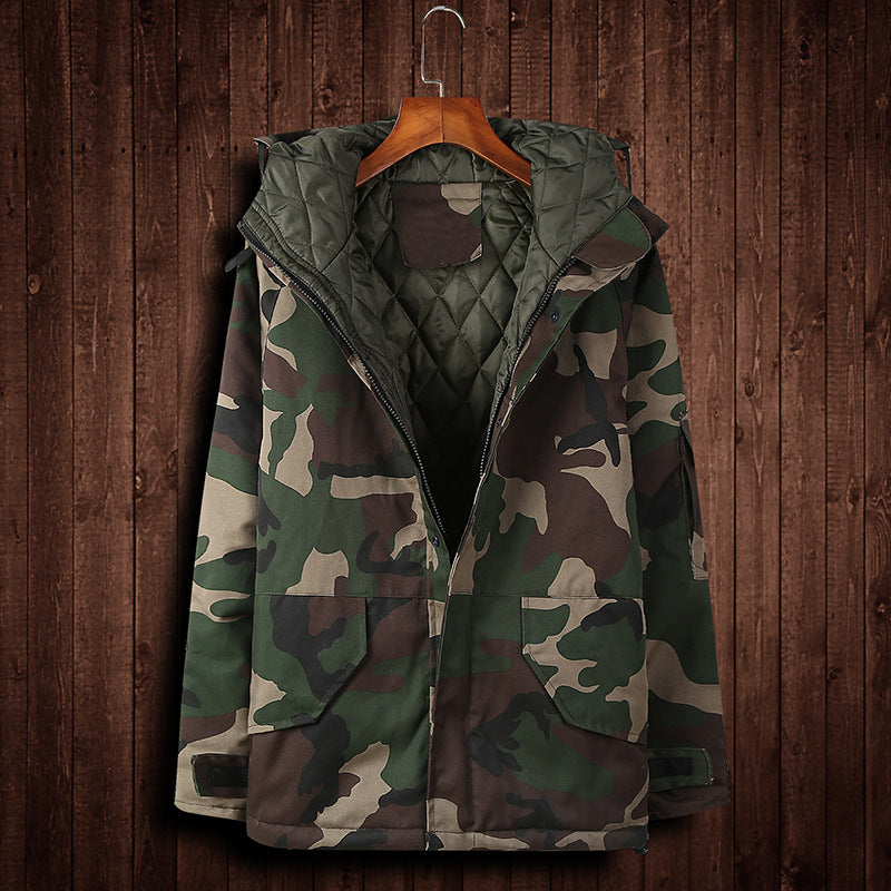 Winter camouflage cotton jacket