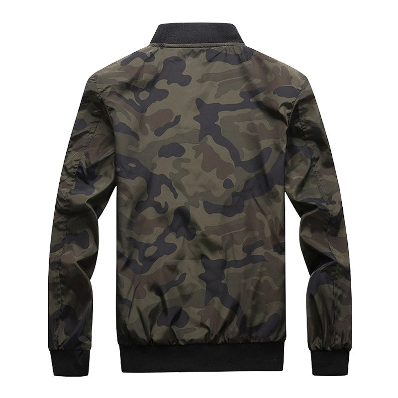 Men's Camouflage Bomber Jacket