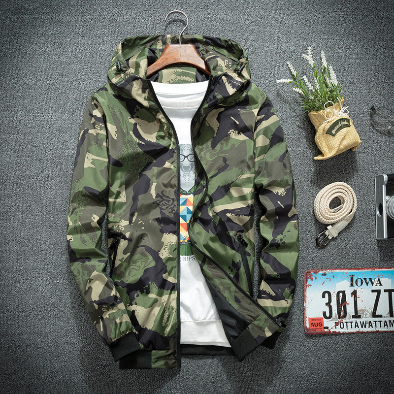 Winter Casual Camouflage Jacket