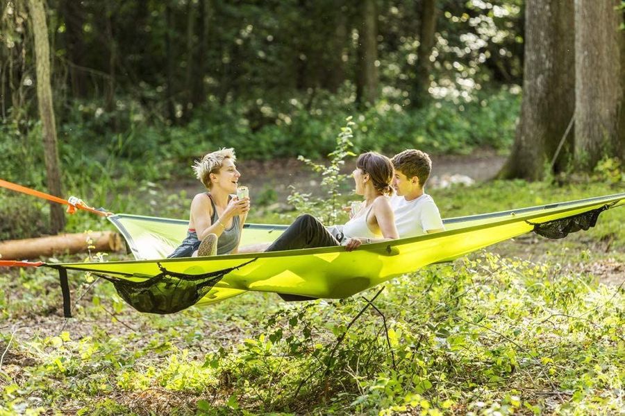 Portable Multi-Person Hammock - Three Point Design
