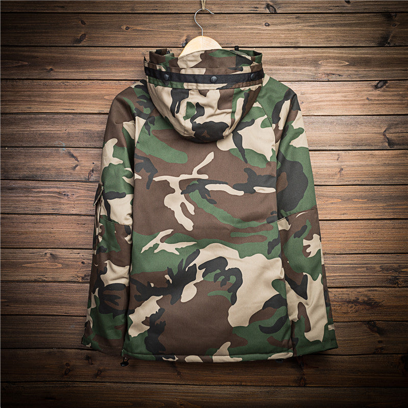 Winter camouflage cotton jacket