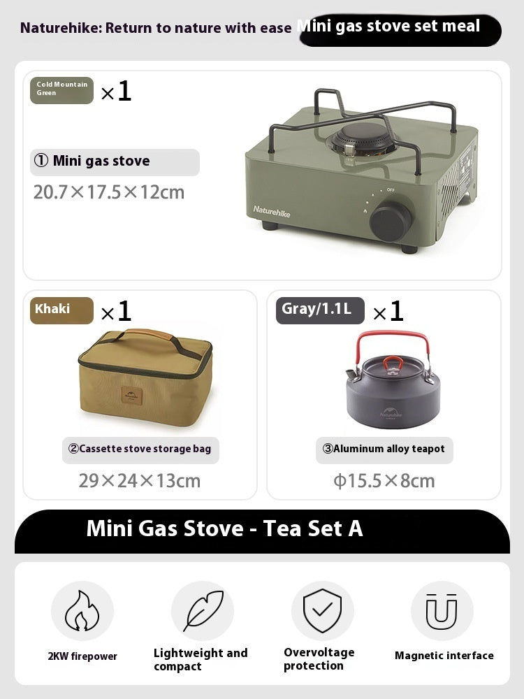 Outdoor Camping Mini Portable Gas Stove