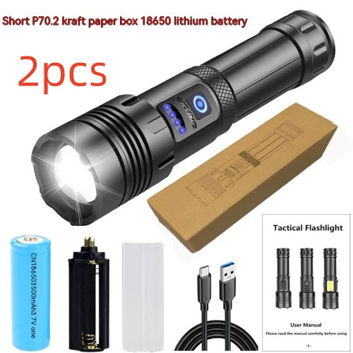Strong Light Outdoor Camping Flashlight