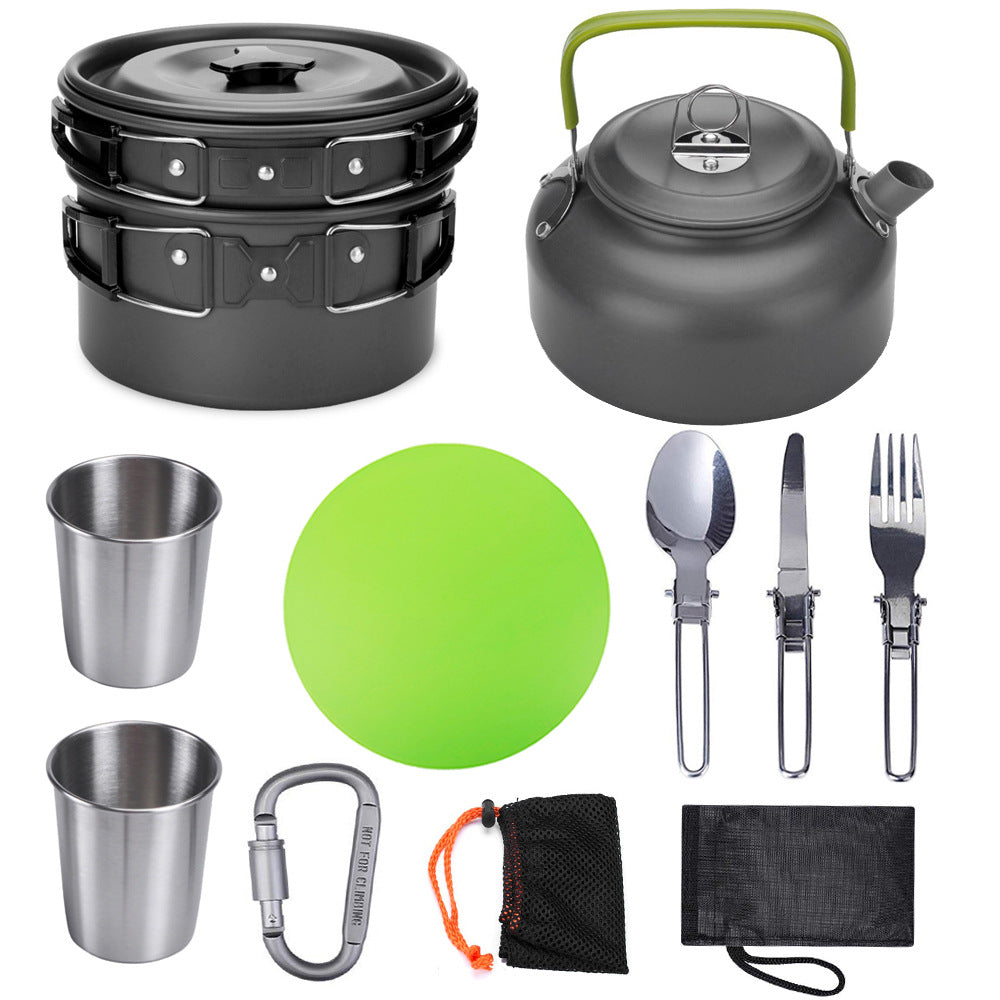Outdoor Camping Cookware Tableware Cutlery Set