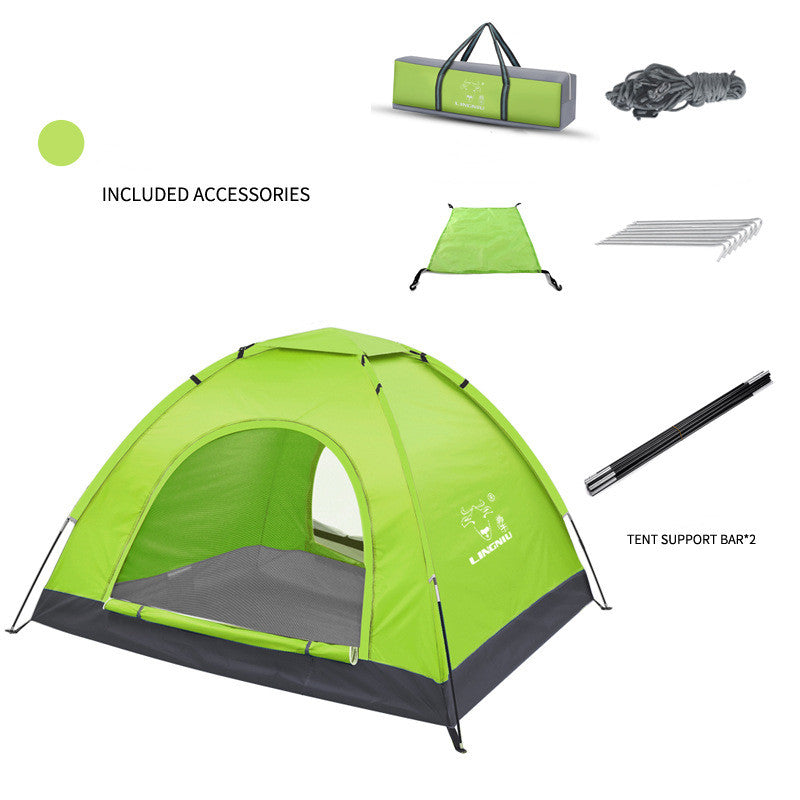 Single-layer camping outdoor camping tent