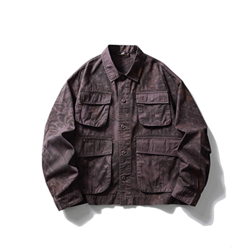 Camouflage Workwear Jacket For Men