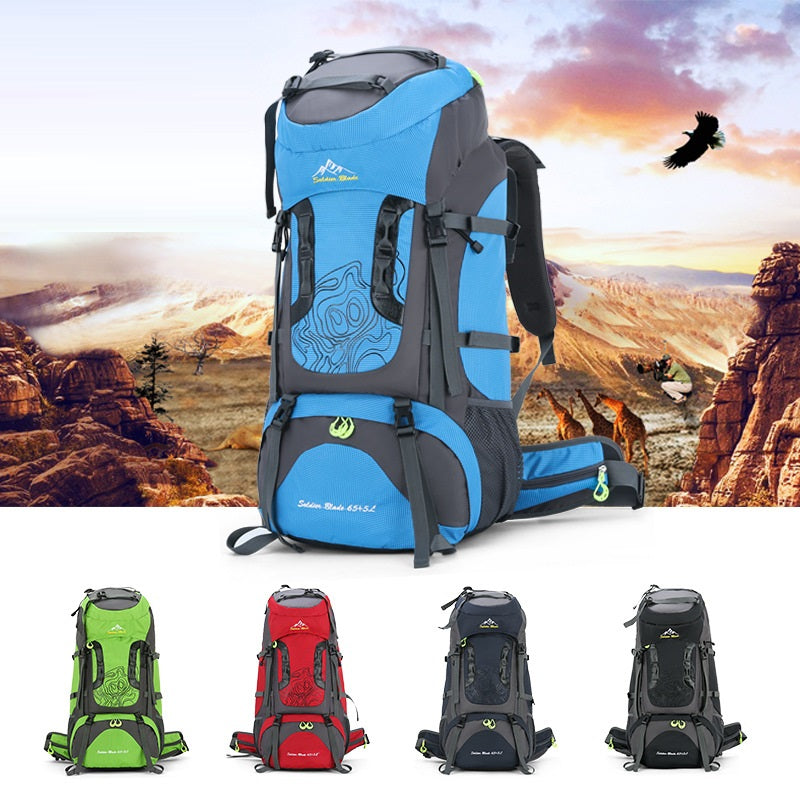 Waterproof Hiking Camping Capacity Backpack