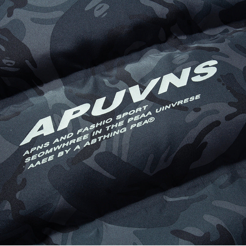 Camouflage hooded style jacket