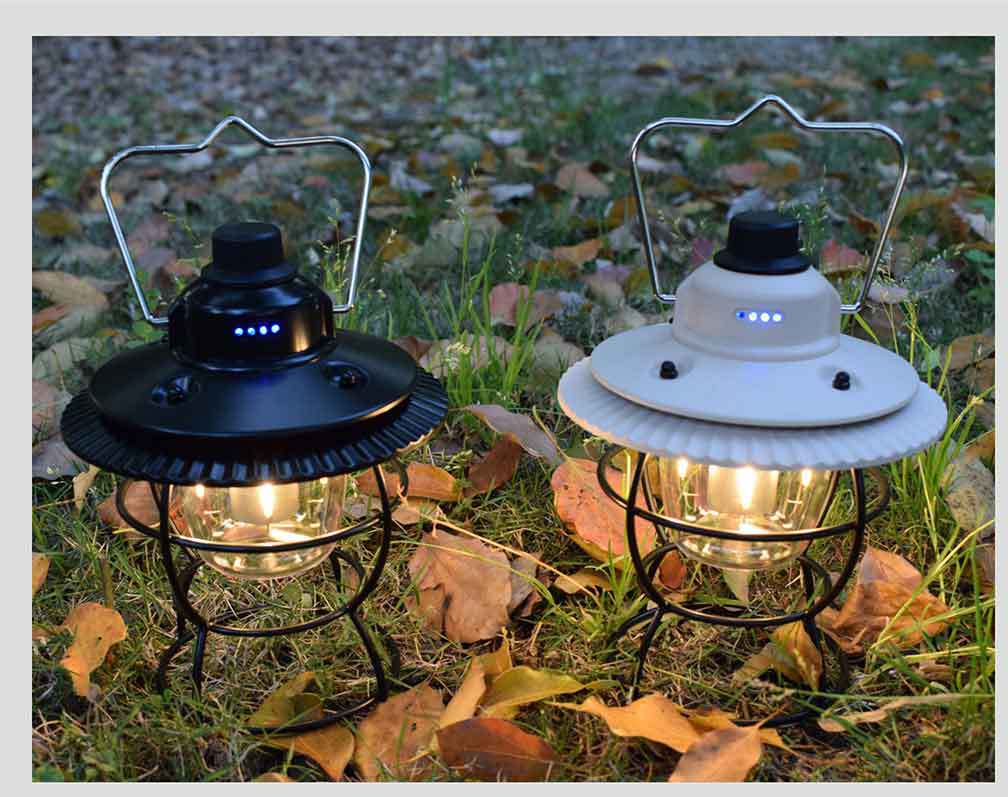 Vintage Style USB Rechargeable Lantern