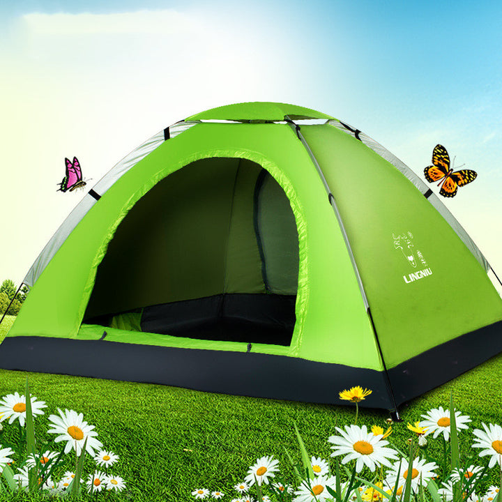 Single-layer camping outdoor camping tent