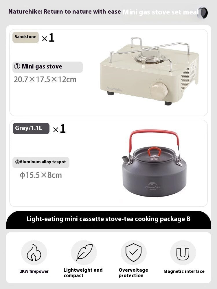 Outdoor Camping Mini Portable Gas Stove