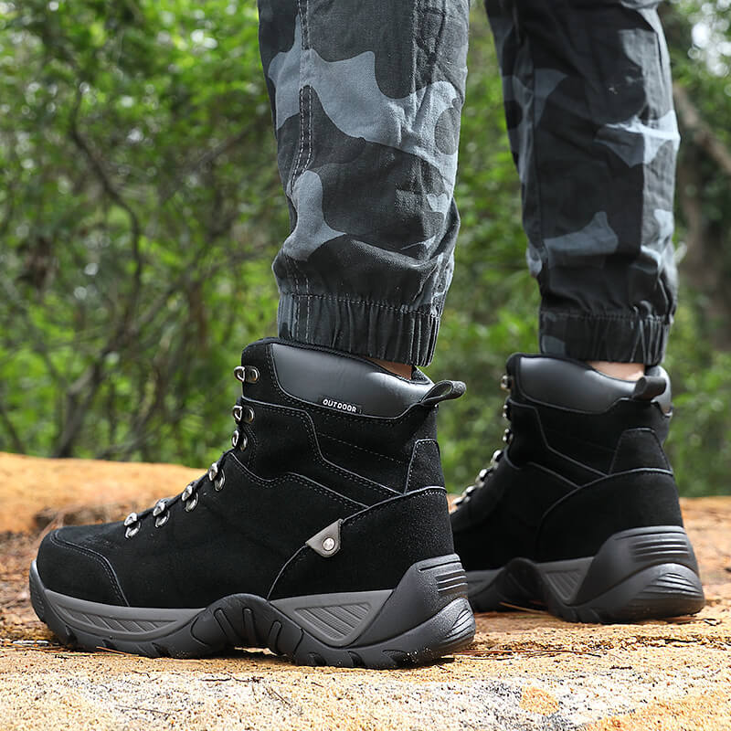 Men's Middle High Top Plus Size Hiking Boots