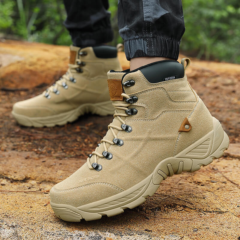Men's Middle High Top Plus Size Hiking Boots