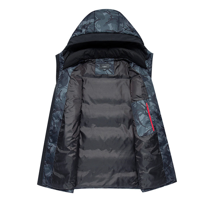 Camouflage hooded style jacket