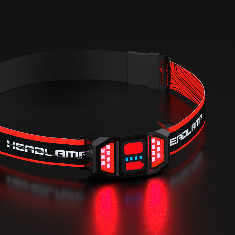 Head-mounted LED Rechargeable Portable Flashlight