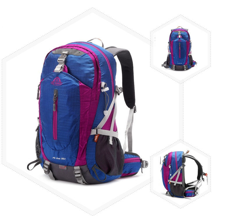 Outdoor Mountaineering Hiking Leisure Travel Nylon Backpack