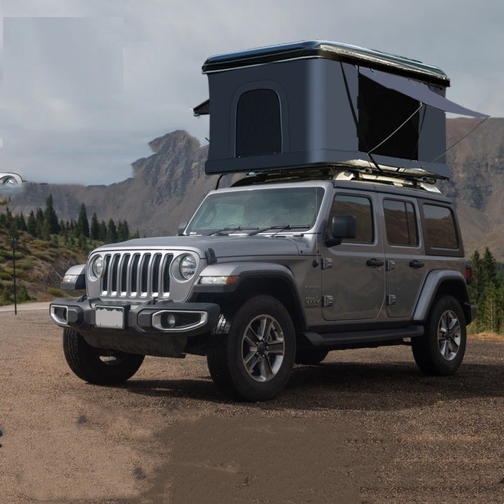 Car Roof Vehicle Tent, Outdoor Aluminum Alloy Foursquare Camping Tent