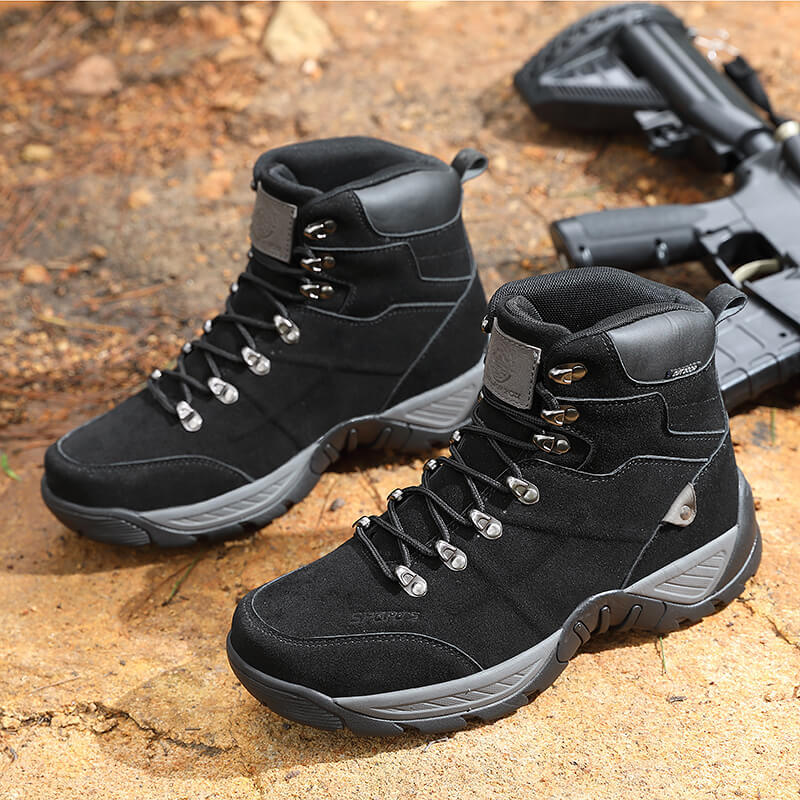 Men's Middle High Top Plus Size Hiking Boots