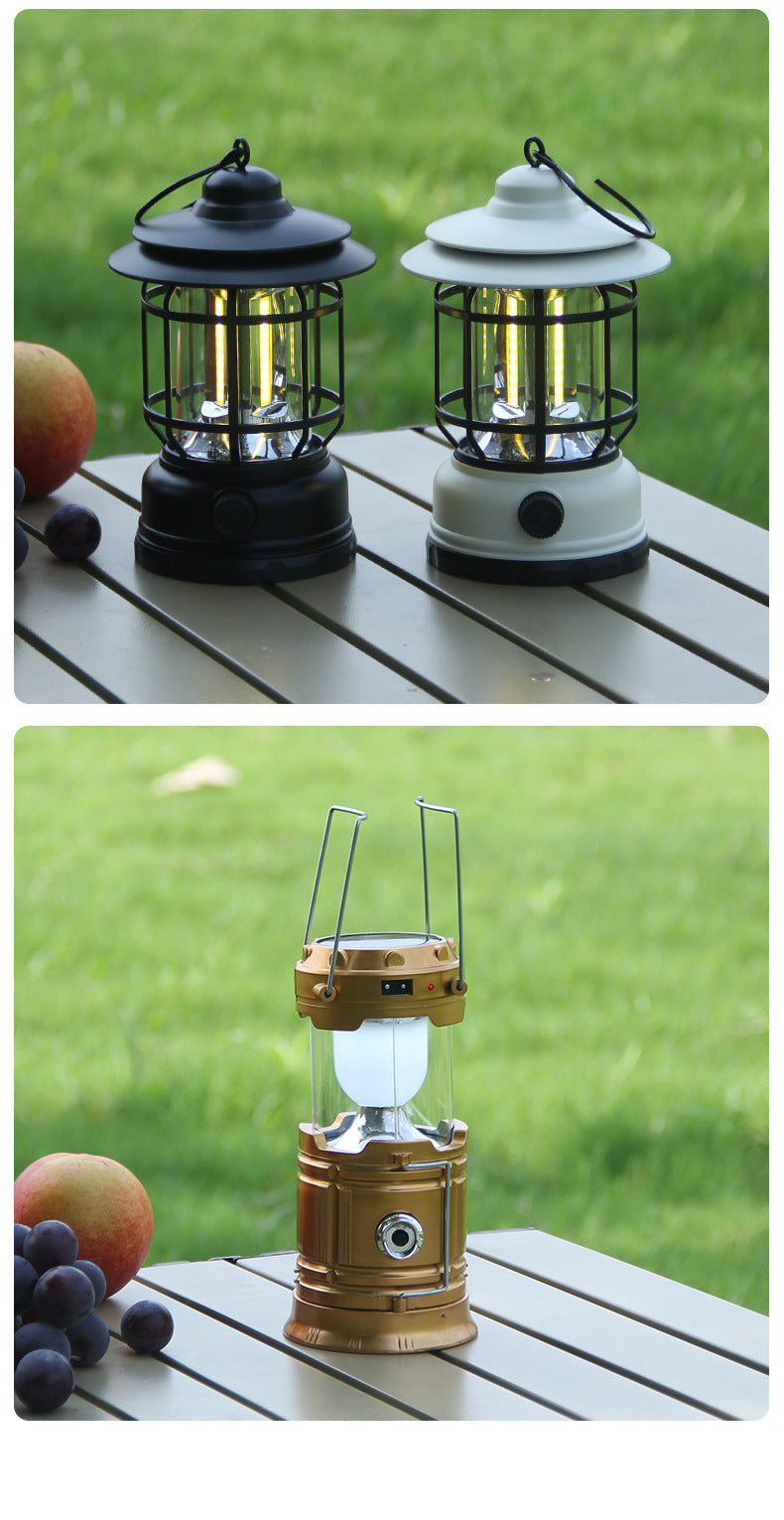 Outdoor Retro Revolving Camping Lantern