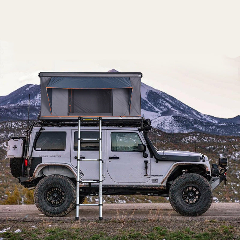 Car Roof Vehicle Tent, Outdoor Aluminum Alloy Foursquare Camping Tent