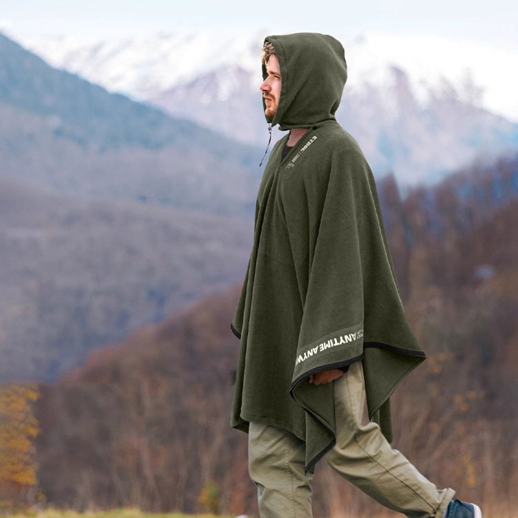 Outdoor Camping Cold-proof Cloak Sleeping Bag