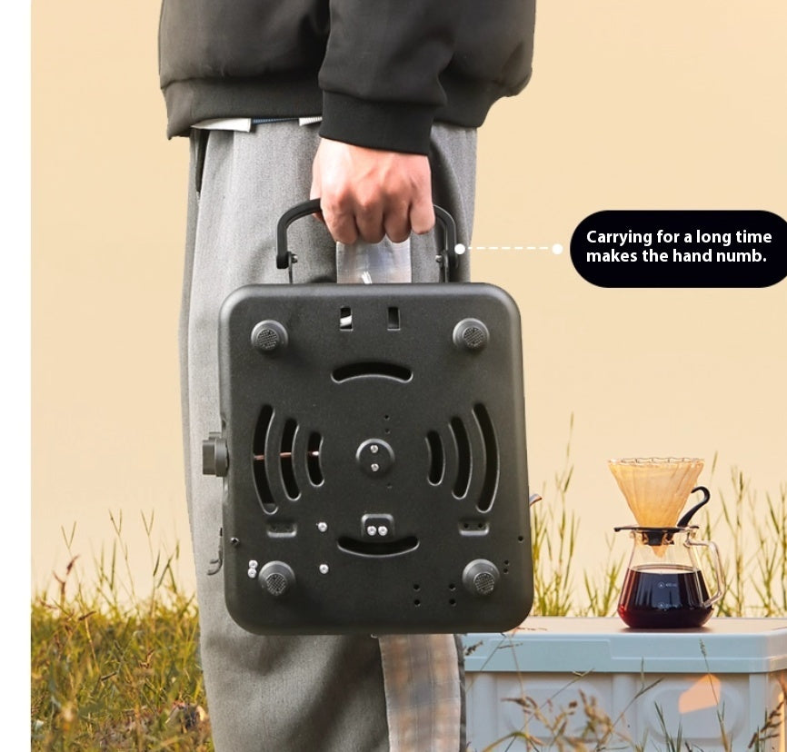 Portable Gas Stove, Double Burner, Outdoor Picnic Cooking