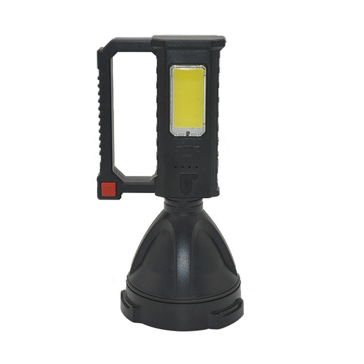 Outdoor Camping Flashlight With Bracket COB Light